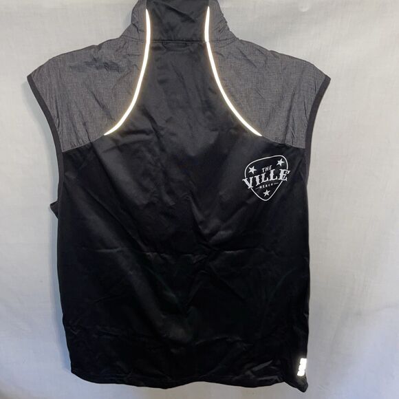 Elevate Athletic Vest Men’s Size Medium Black Gray Zip Front Pockets NWT - Picture 8 of 12
